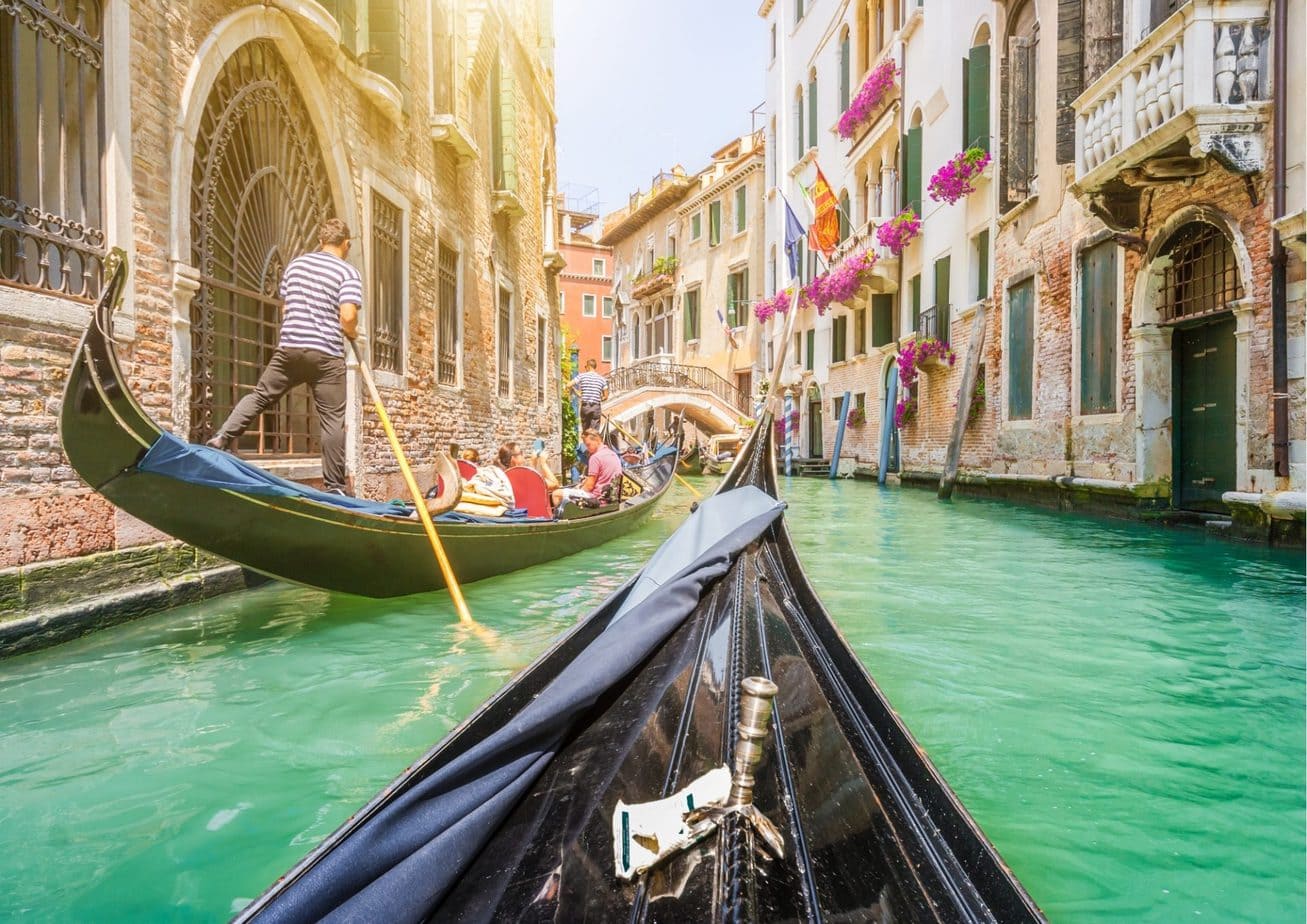 Gondola Venice Canals Italy