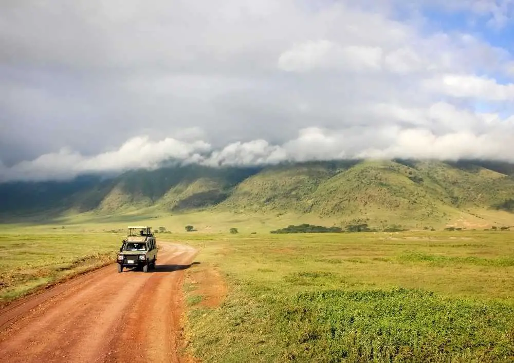 Safari in Ngorongoro Crater National park. Tanzania