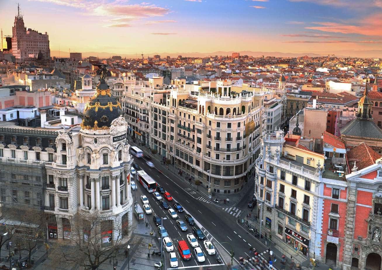 Madrid City From Above