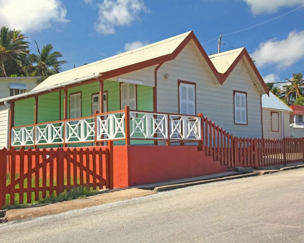 Barbados local house