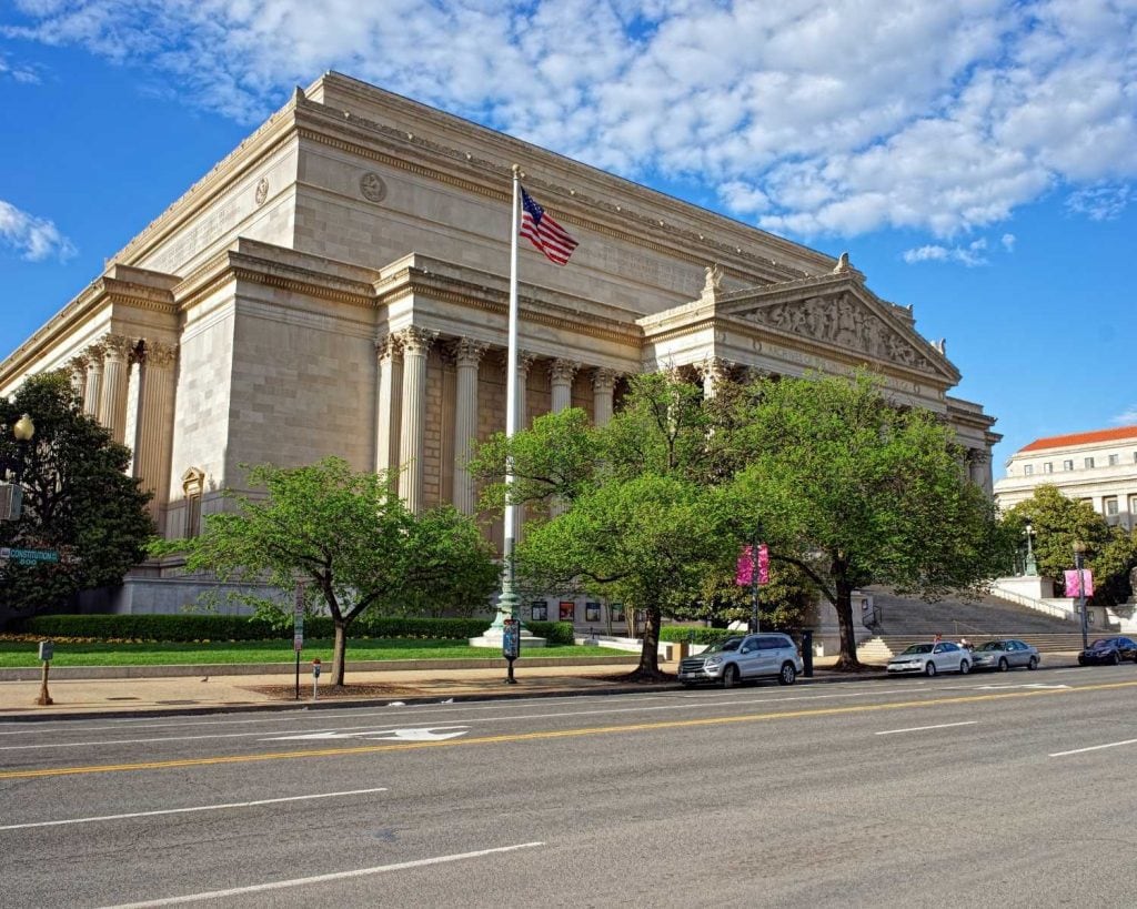 National Archives Building in Washington DC