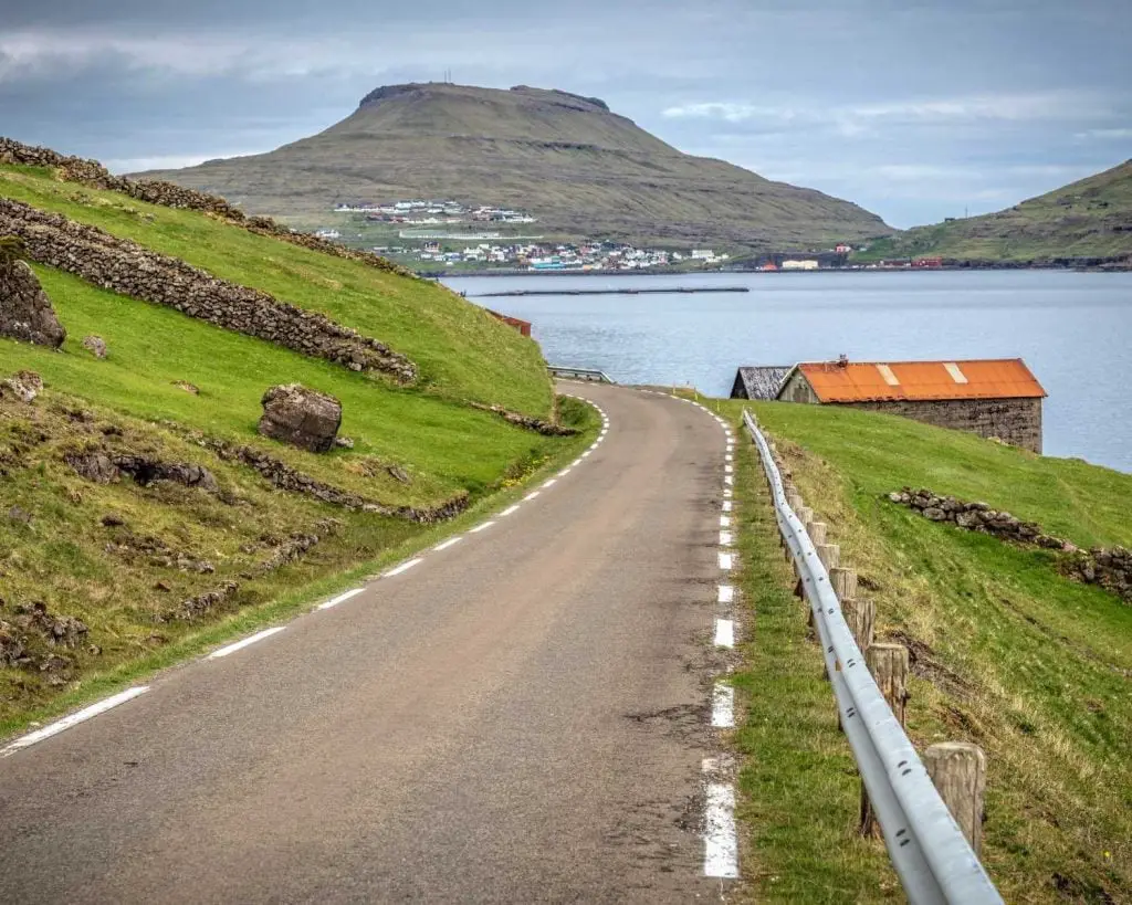 Road in Faroe Island