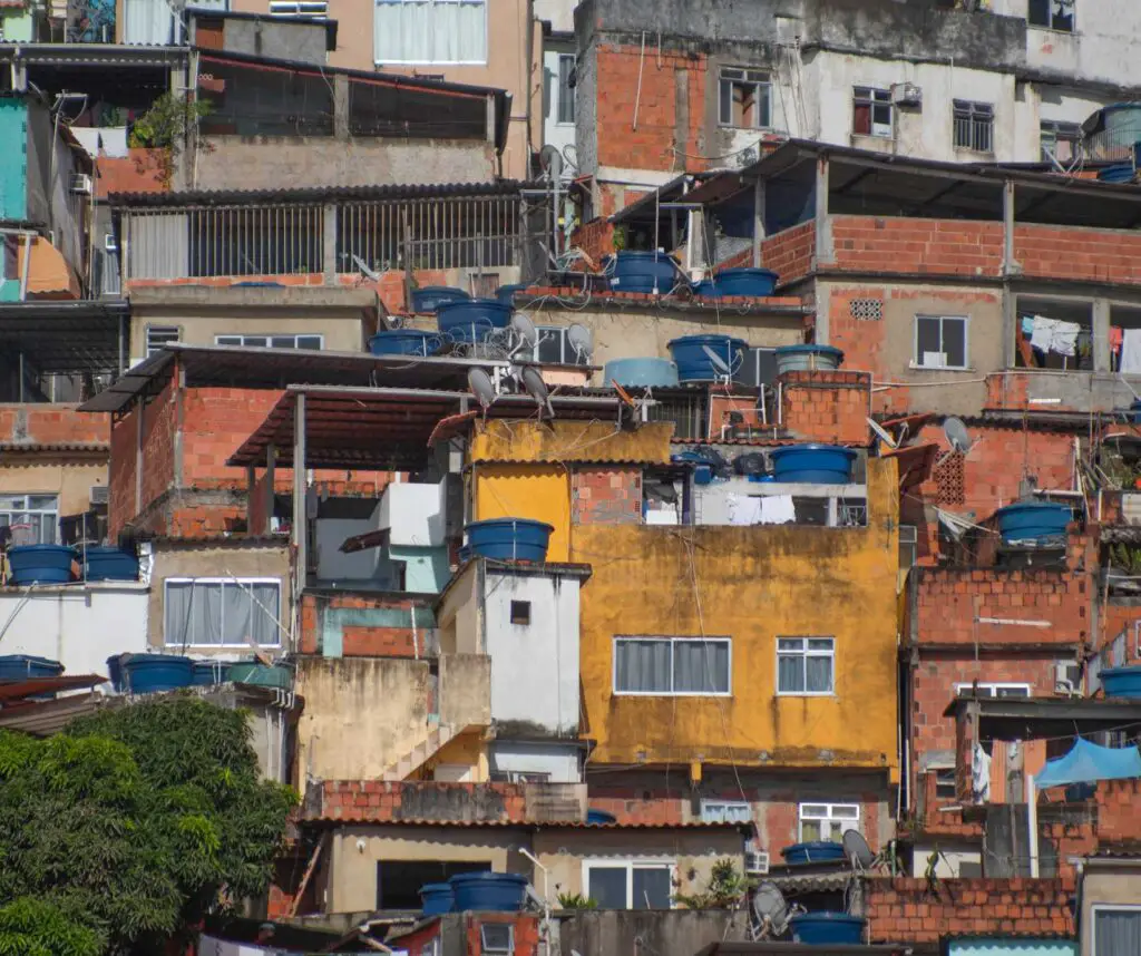 Favela neighborhood Rio de Janeiro