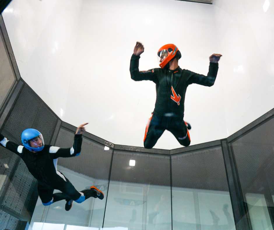 Indoor skydiving