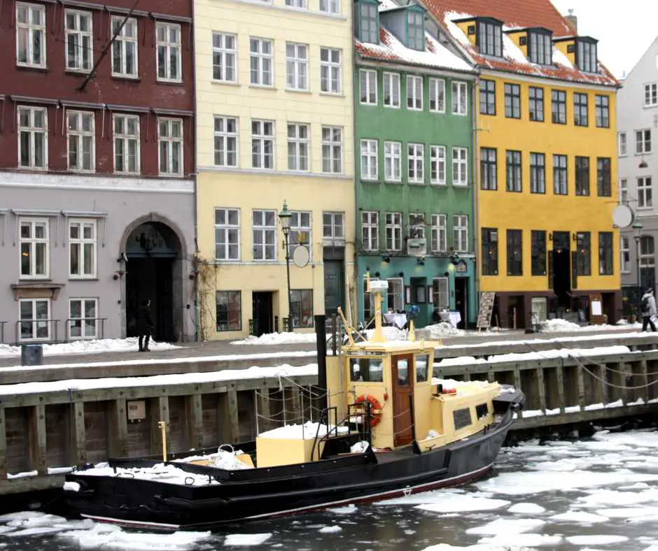 Copenhagen, Deanmark in the winter