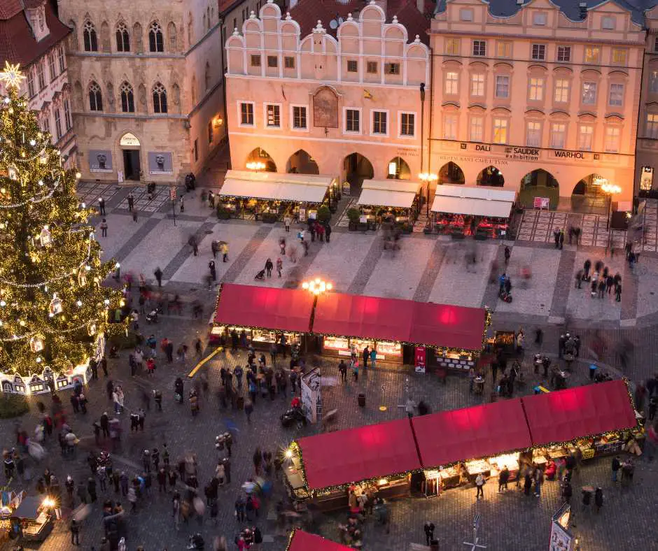 Prague christmas time